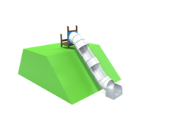 TUBE SLIDE & FLOOR ON HILL