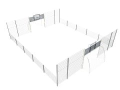 STEEL NET ARENA 11X15M